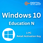 Windows 10 Education N Product Key 1 PC