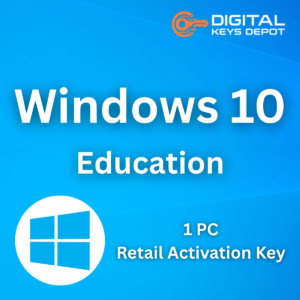 Windows 10 Education Retail Product Key 1 PC