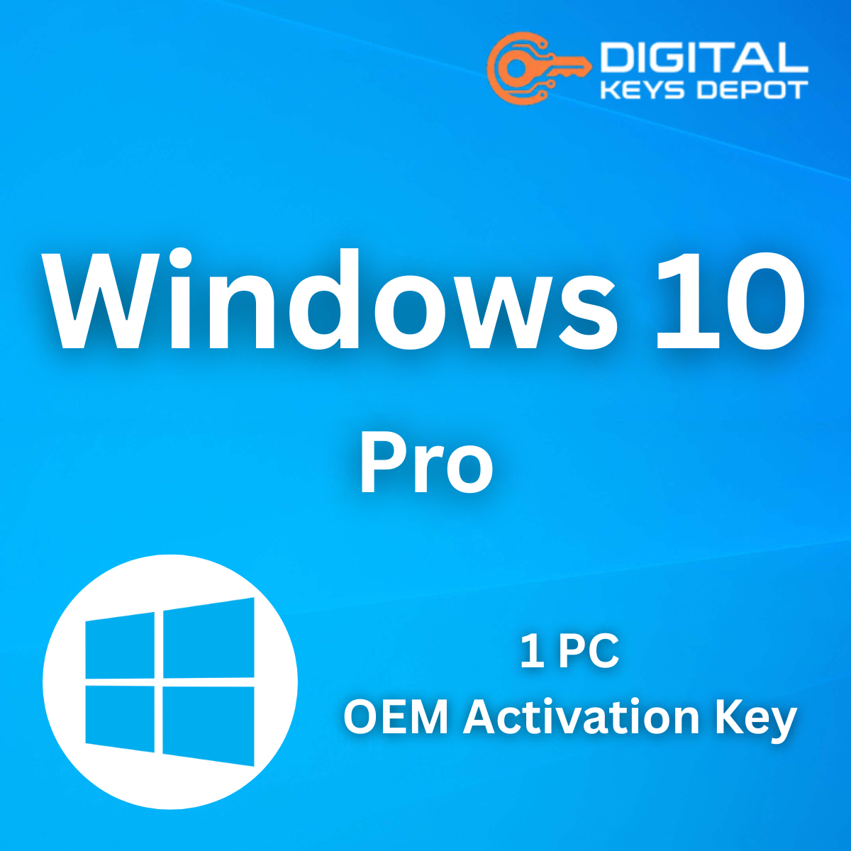 Windows 10 Pro OEM Product Key 1 PC