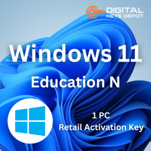 Windows 11 Education N Product Key 1 PC