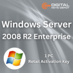 Windows Server 2008 R2 Enterprise Retail Product Key 1 PC