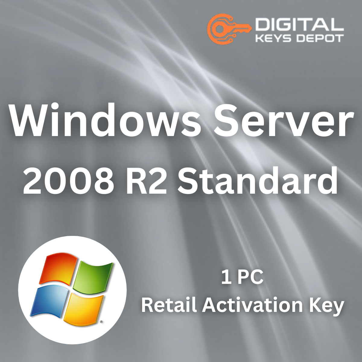 Windows Server 2008 R2 Standard Retail Product Key 1 PC