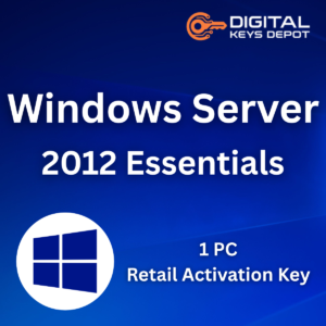 Windows Server 2012 Essentials Retail Product Key 1 PC