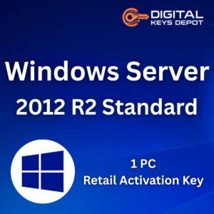 Windows Server 2012 R2 Standard Retail Product Key 1 PC