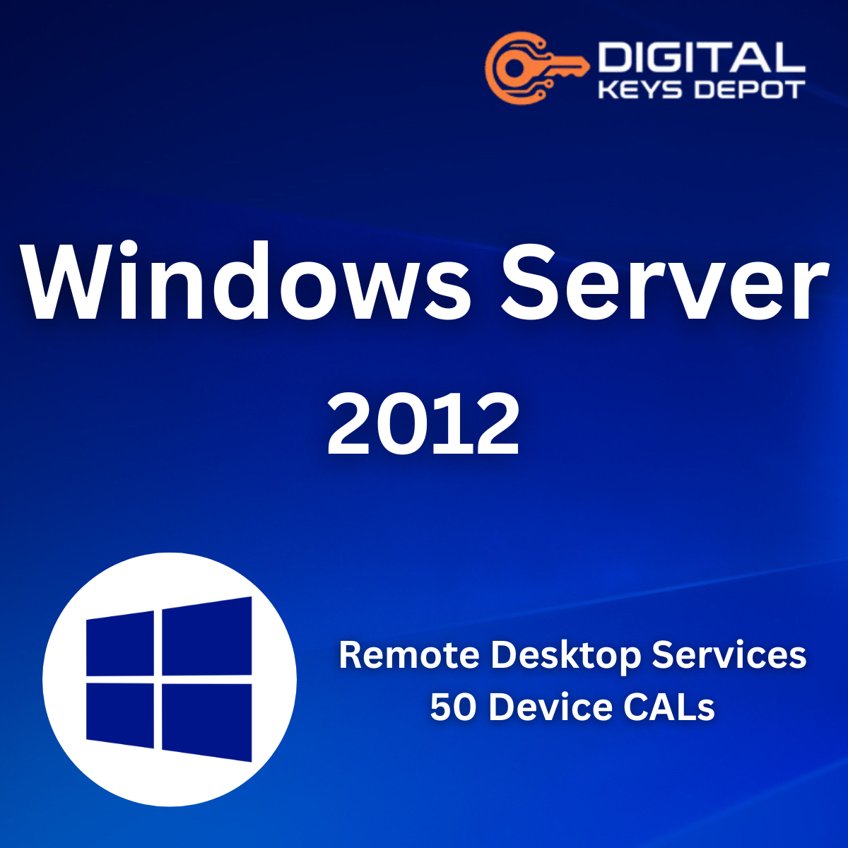 Windows Server 2012 Remote Desktop Services 50 Device CALs Product Key