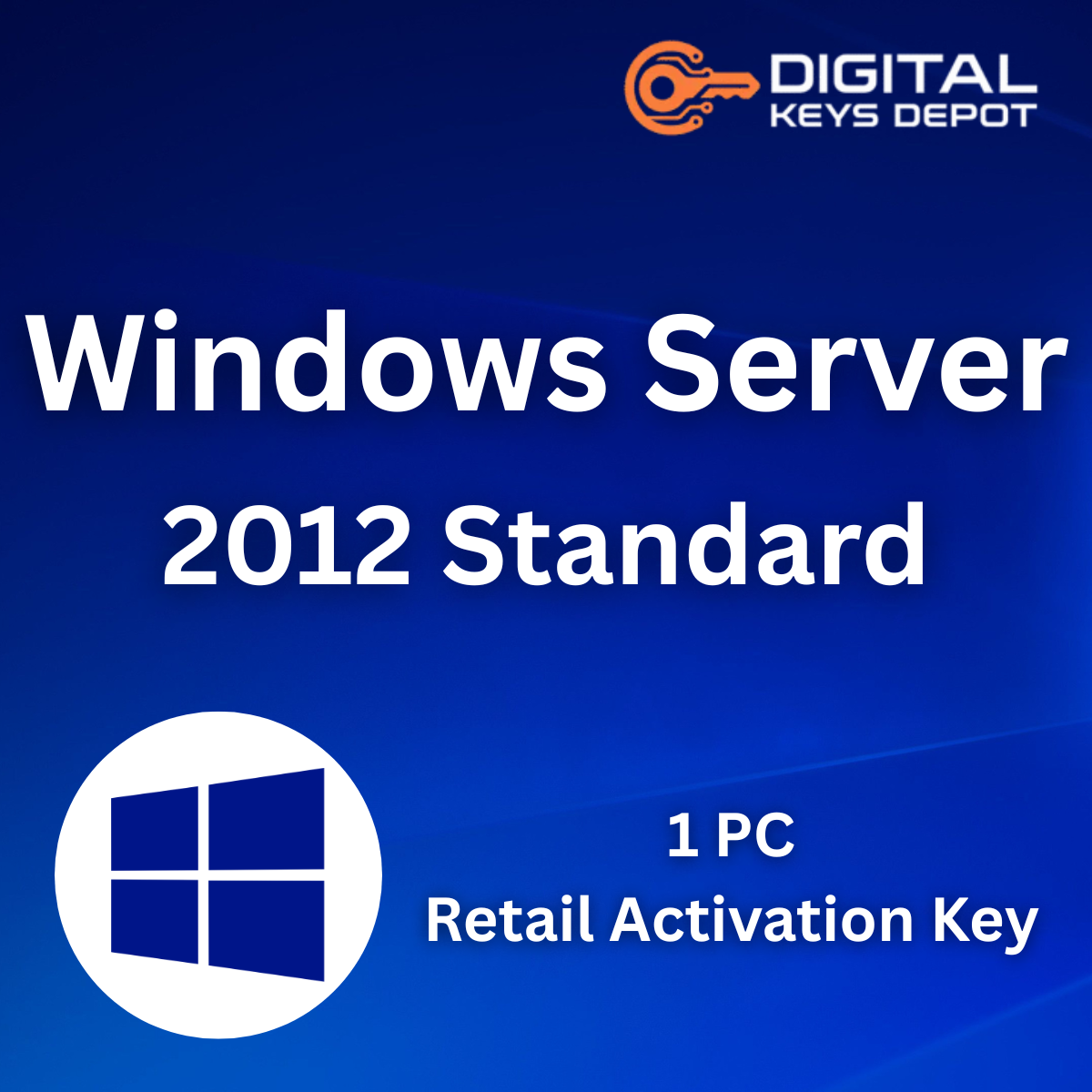 Windows Server 2012 Standard Retail Product Key 1 PC