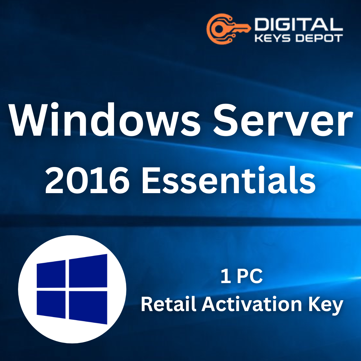 Windows Server 2016 Essentials Retail Product Key 1 PC