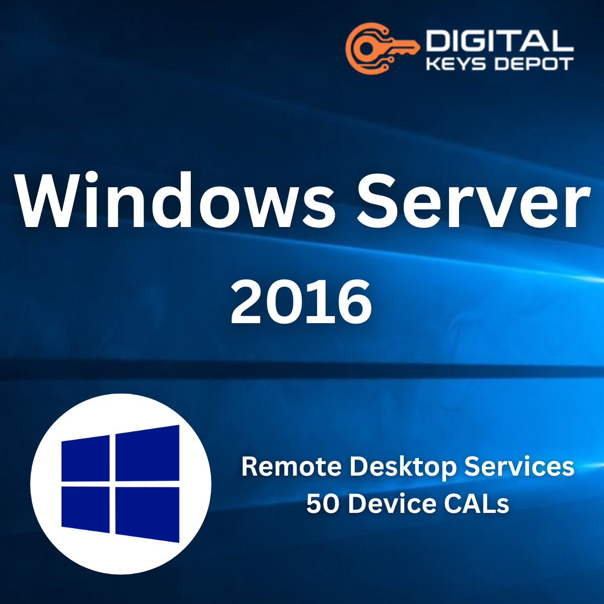 Windows Server 2016 Remote Desktop Services 50 Device CALs Product Key