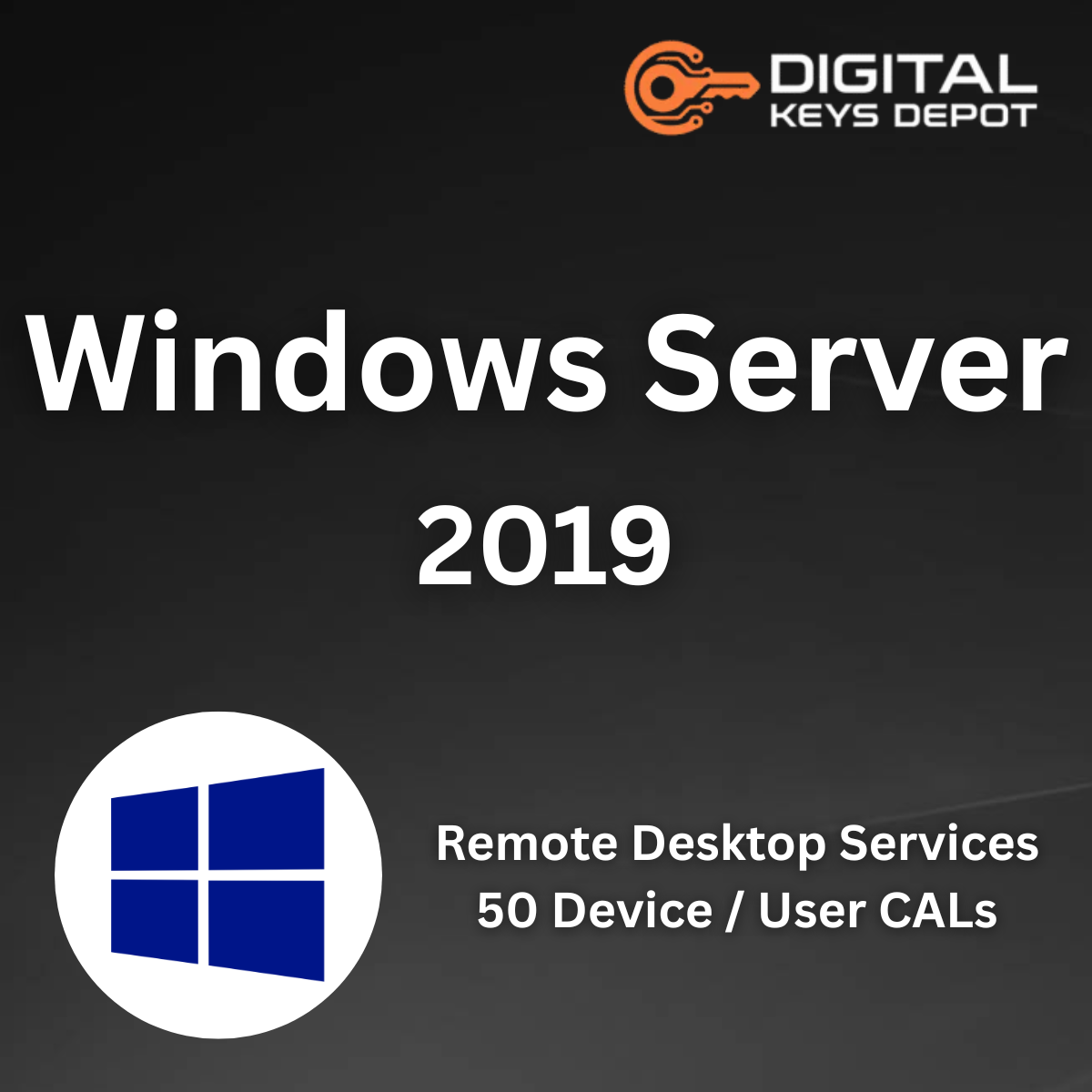 Windows Server 2019 Remote Desktop Services 50 Device - User CALs Product Key