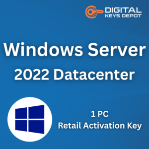 Windows Server 2022 Datacenter Retail Product Key 1 PC