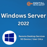 Windows Server 2022 Remote Desktop Services 50 Device - User CALs Product Key