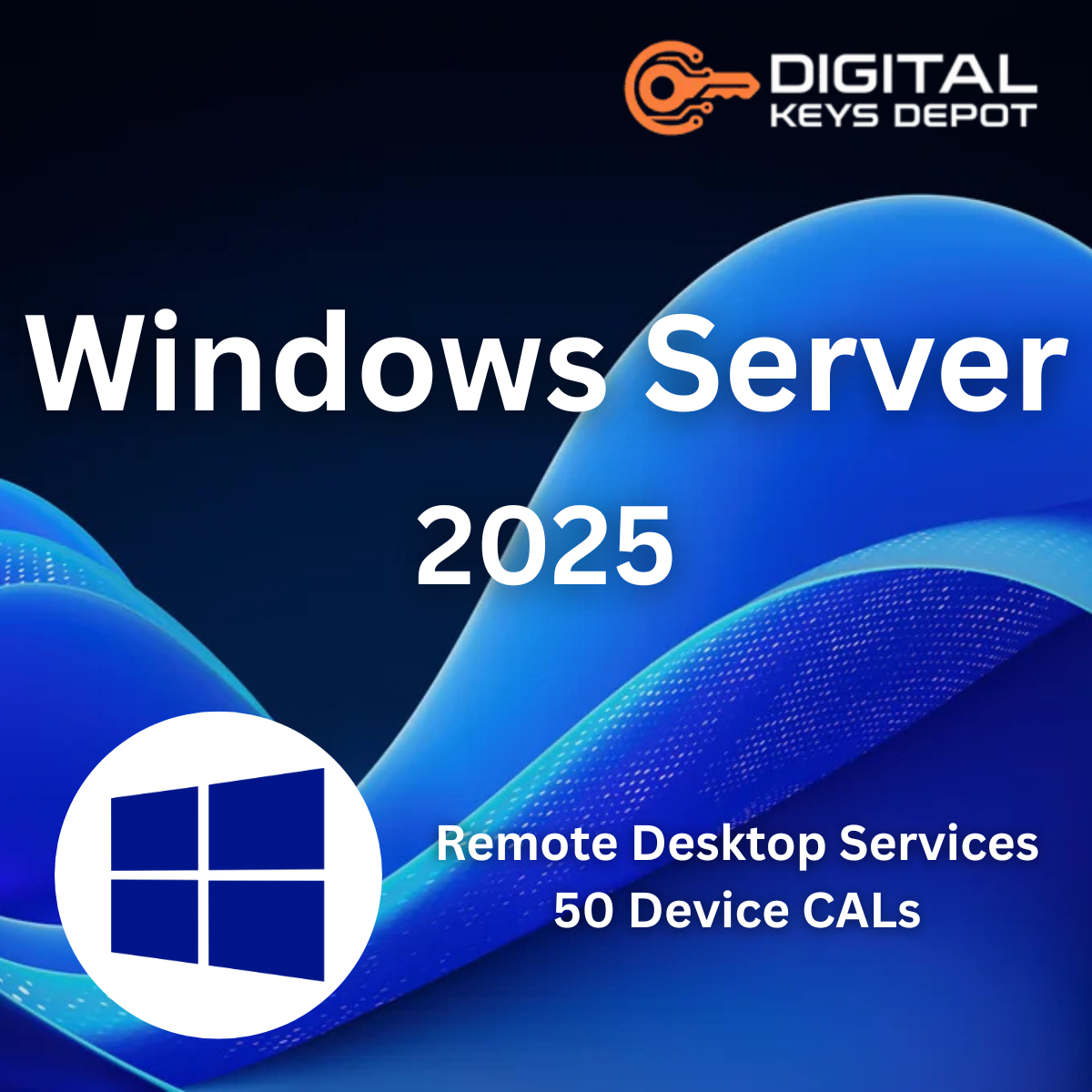 Windows Server 2025 Remote Desktop Services 50 Device CALs Product Key