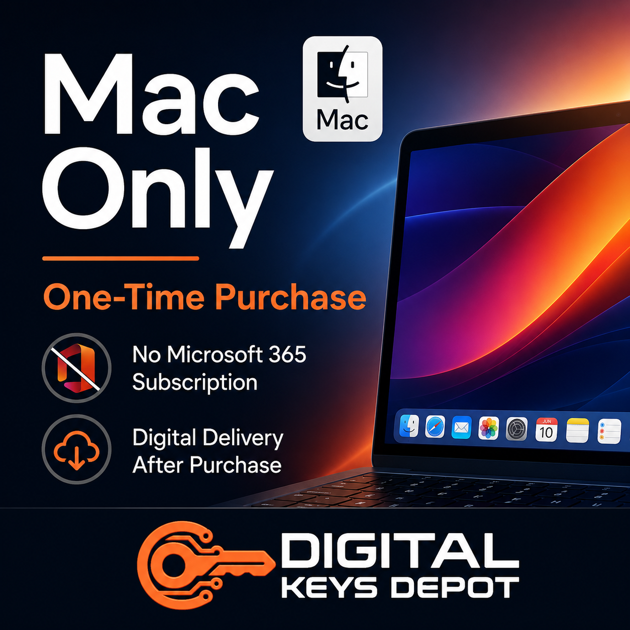 Mac Only – One-Time Purchase, No Microsoft 365 Subscription