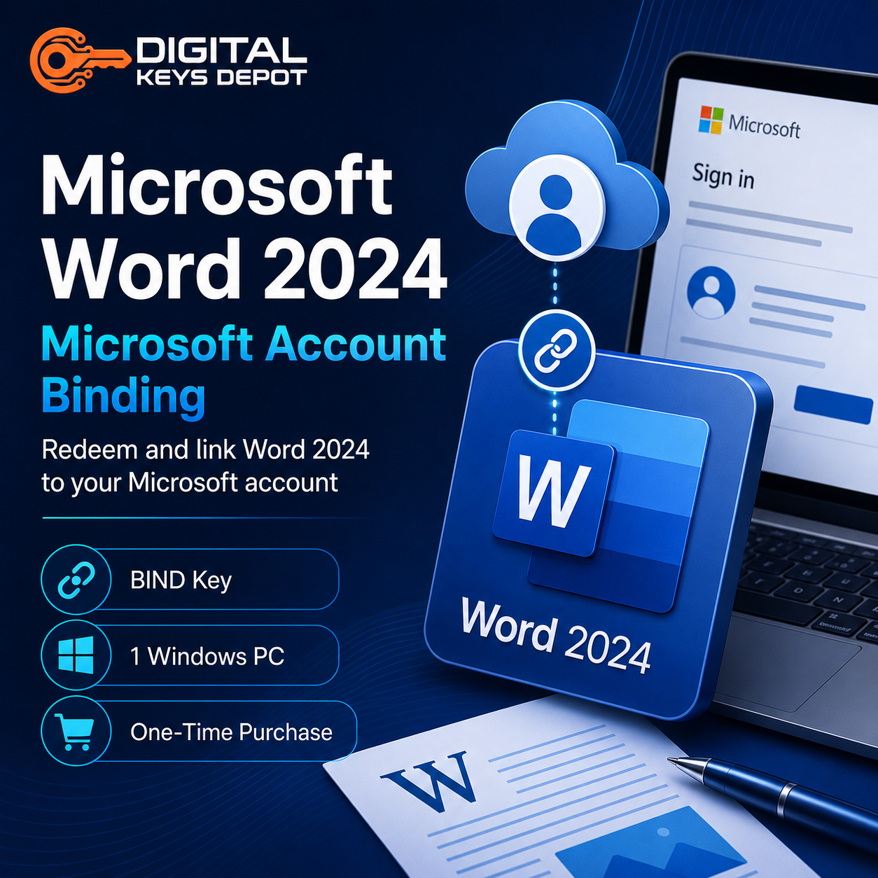 Microsoft Account Binding – Redeem and Link Word 2024 to Your Account Microsoft Account Binding – Redeem and Link Word 2024 to Your Account