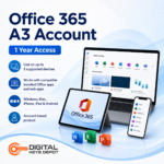 Microsoft Office 365 A3 Account – 1 Year Access