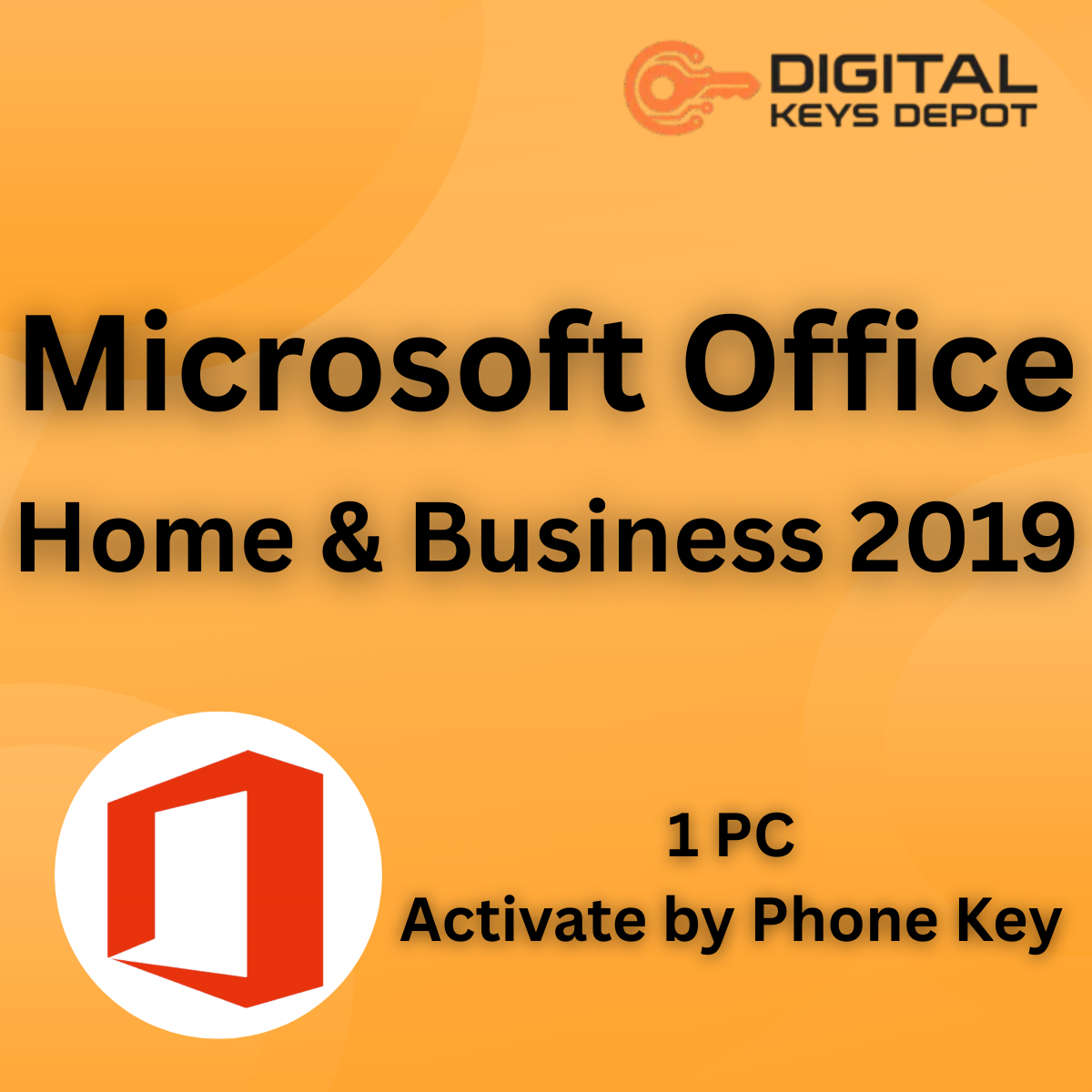 Microsoft Office Home and Business 2019 Phone Product Key 1 PC
