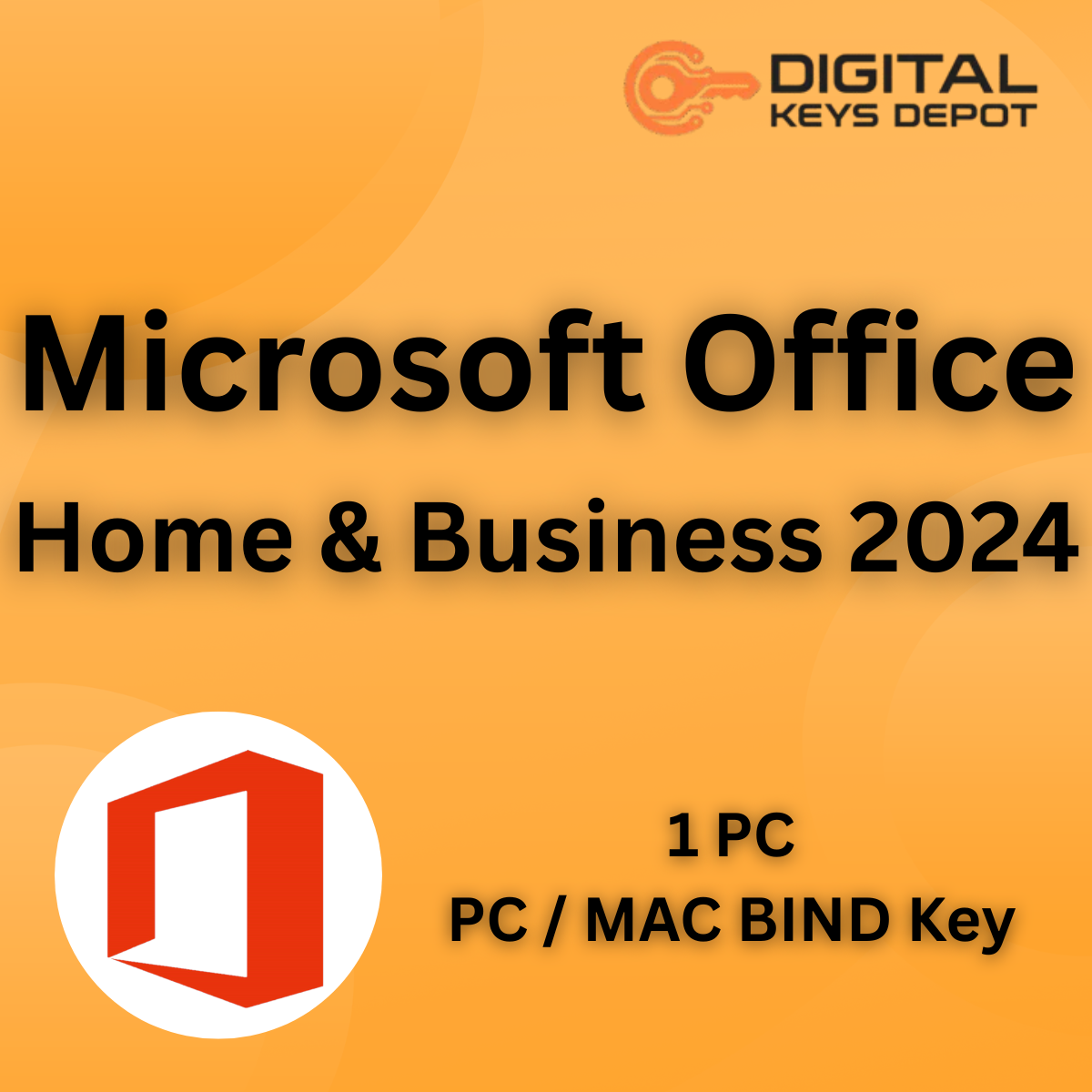 Microsoft Office Home & Business 2024 PC / MAC BIND Key 1 PC / MAC