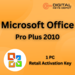 Microsoft Office Pro Plus 2010 Product Key 1 PC