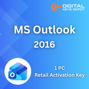 Microsoft Outlook 2016 Product Key 1 PC