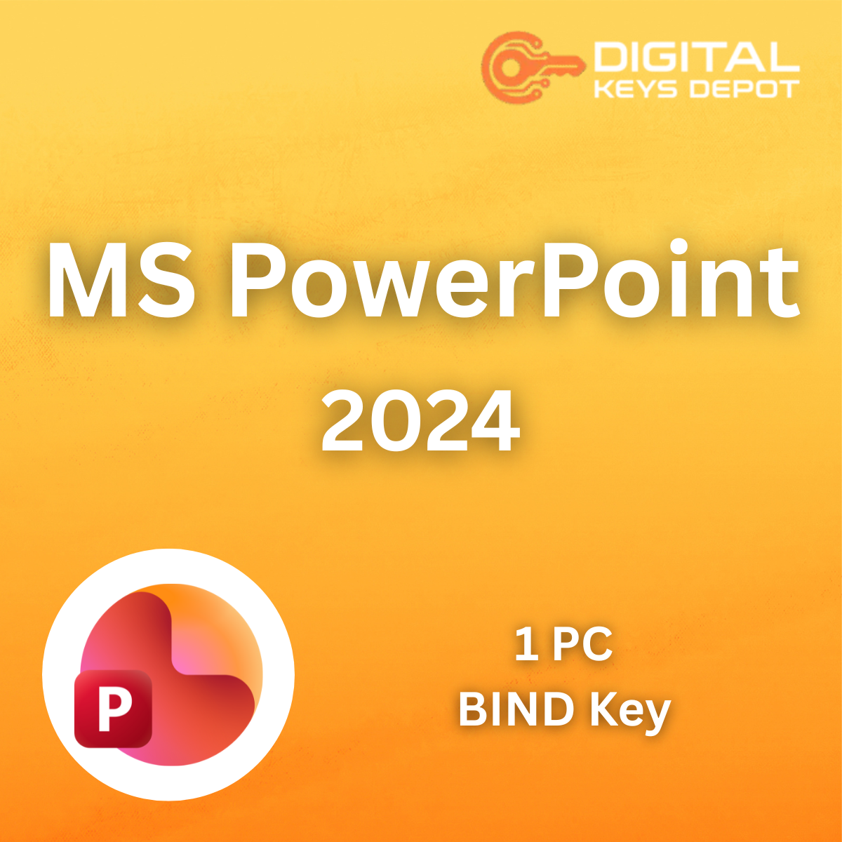Microsoft PowerPoint 2024 BIND Key 1 PC