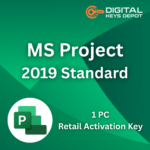 Microsoft Project 2019 Standard Product Key 1 PC