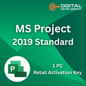 Microsoft Project 2019 Standard Product Key 1 PC
