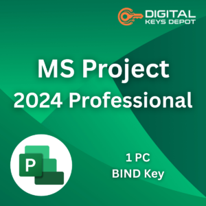 Microsoft Project 2024 Professional BIND Key 1 PC