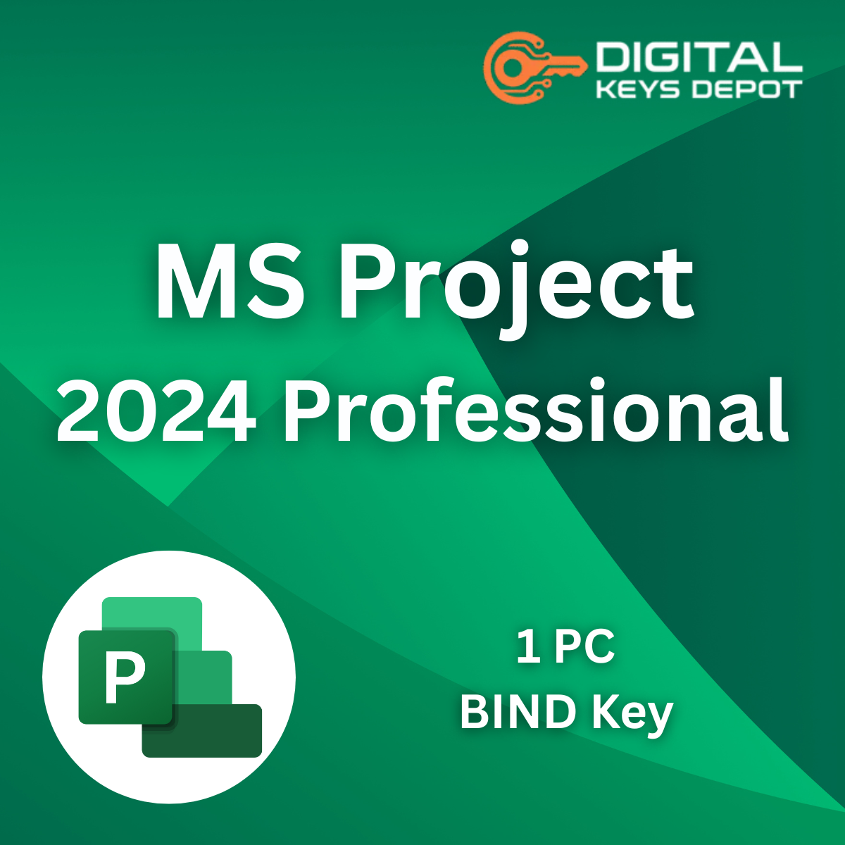 Microsoft Project 2024 Professional BIND Key 1 PC