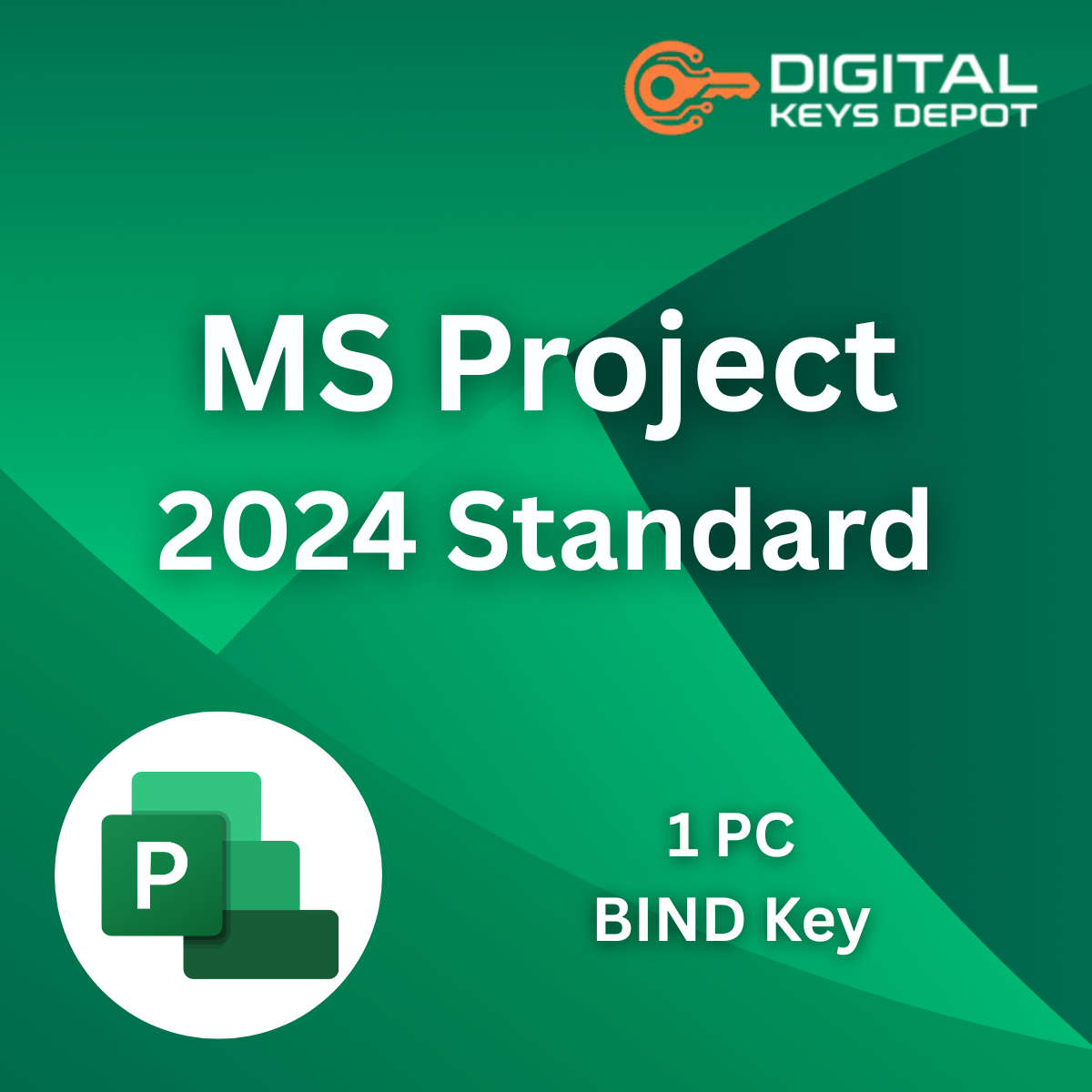 Microsoft Project 2024 Standard BIND Key 1 PC
