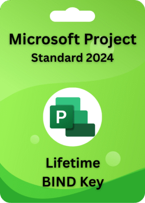 Microsoft Project Standard 2024 BIND Key