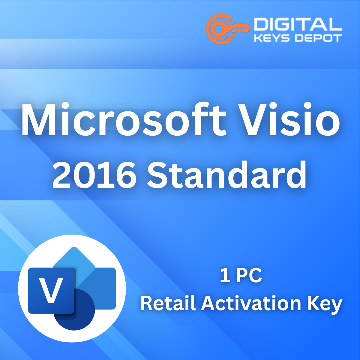 Microsoft Visio 2016 Standard Product Key 1 PC