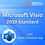 Microsoft Visio 2019 Standard Product Key 1 PC