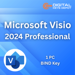 Microsoft Visio 2024 Professional BIND Key 1 PC