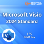 Microsoft Visio 2024 Standard BIND Key 1 PC