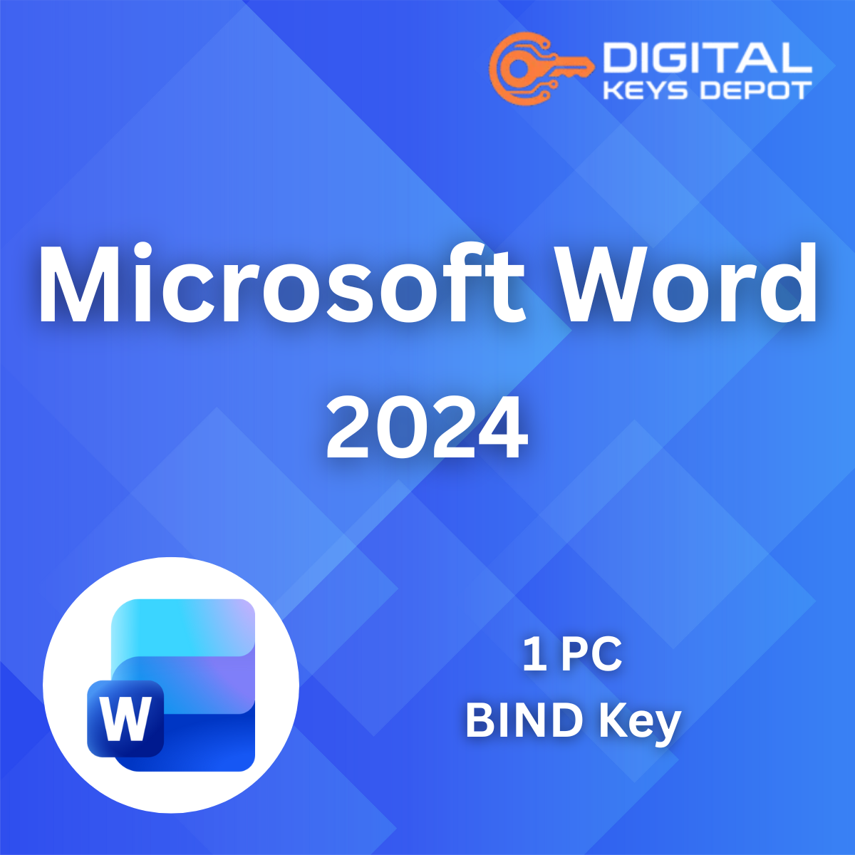 Microsoft Word 2024 BIND Key 1 PC