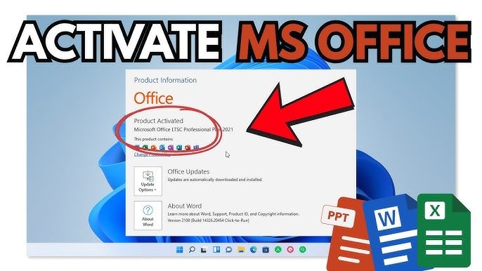 How to Activate Office, Visio, Project, Access Using an Online Key