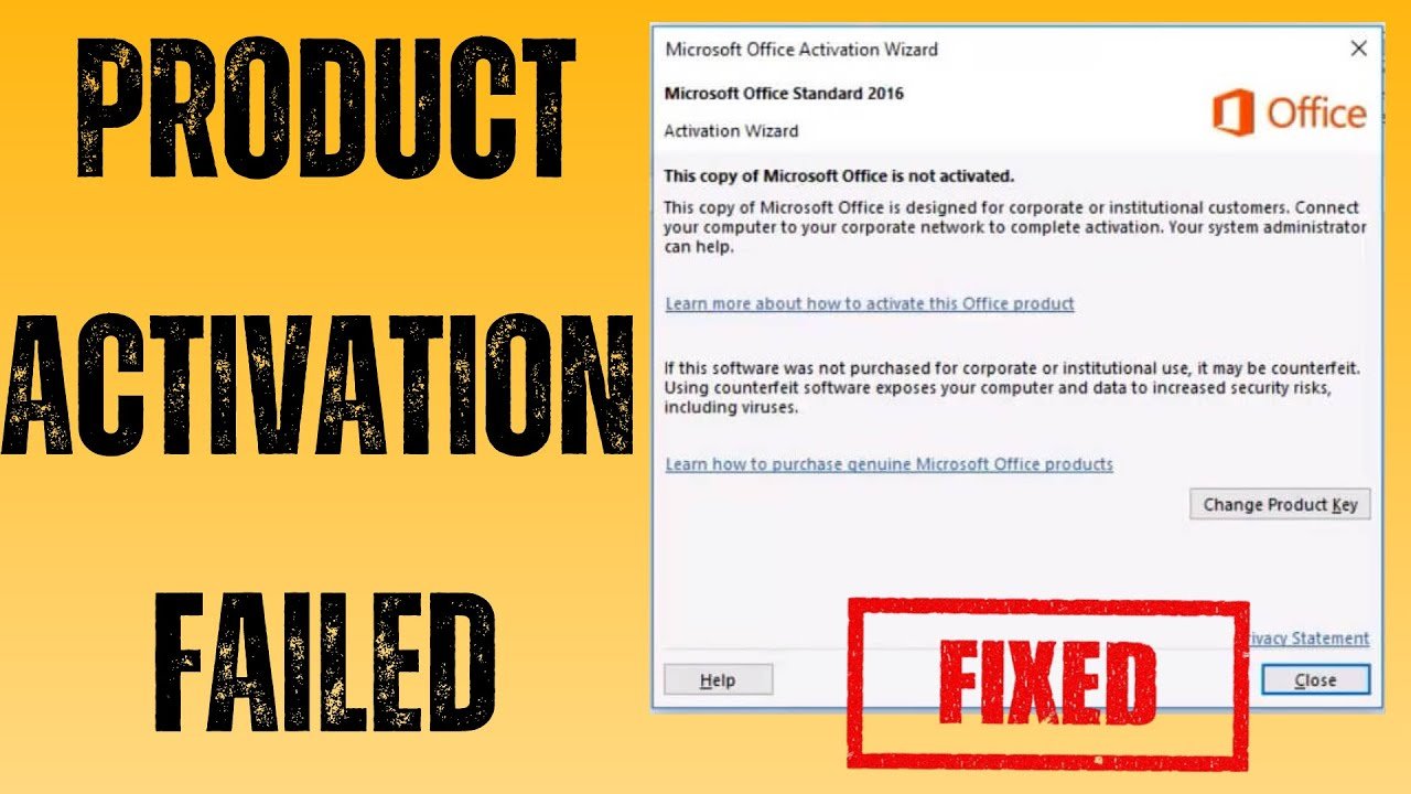 Some Common Error Codes During Office Activation