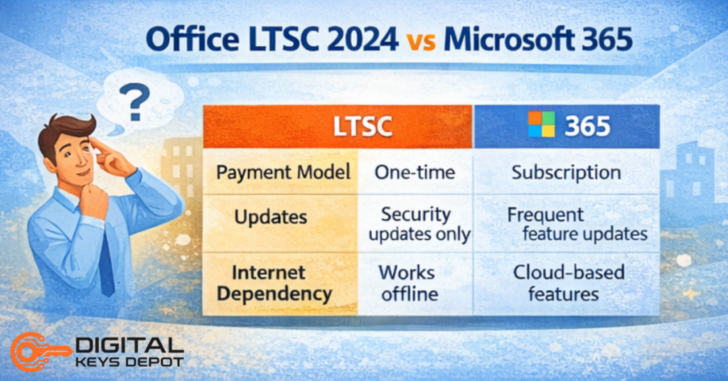 Office LTSC 2024 vs Microsoft 365