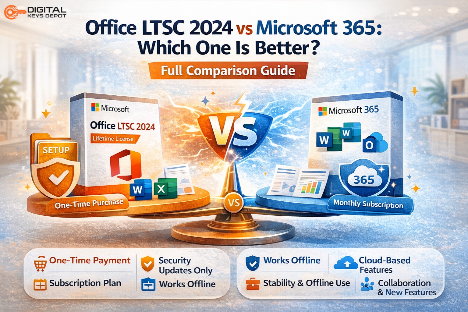 Office LTSC 2024 vs Microsoft 365