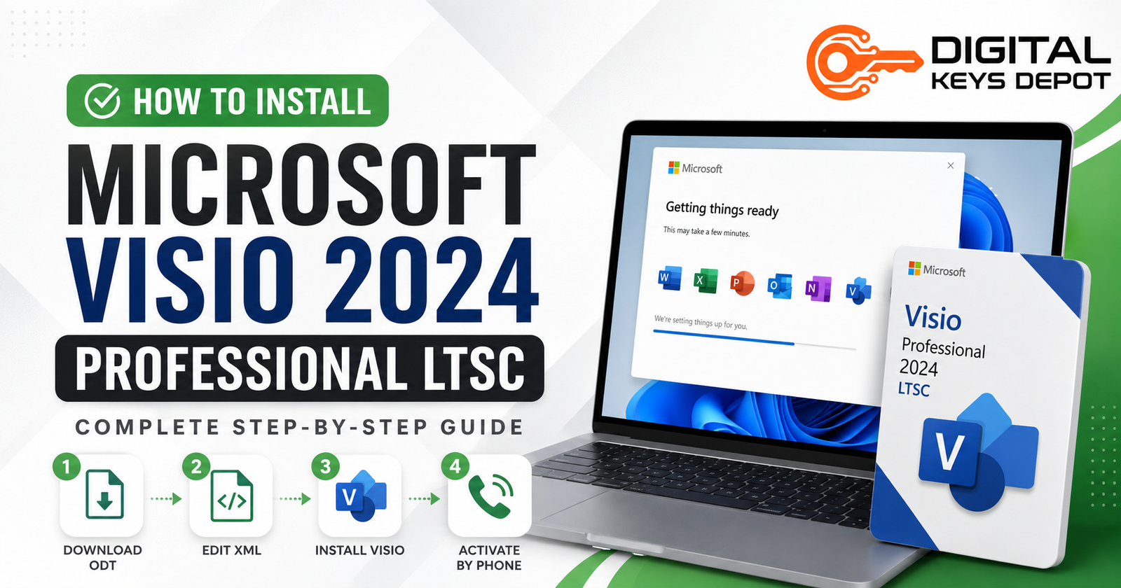 How to Install Microsoft Visio Professional 2024 LTSC