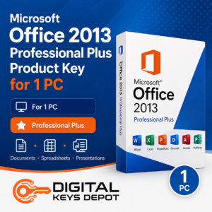 Microsoft Office 2013 Professional Plus Product Key for 1 PC