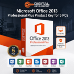 Microsoft Office 2013 Professional Plus Product Key for 5 PCs