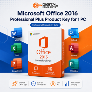 Microsoft Office 2016 Professional Plus Product Key for 1 PC