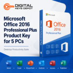 Microsoft Office 2016 Professional Plus Product Key for 5 PCs