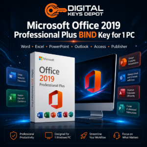 Microsoft Office 2019 Professional Plus BIND Key for 1 PC