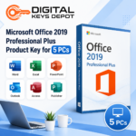 Microsoft Office 2019 Professional Plus Product Key for 5 PCs