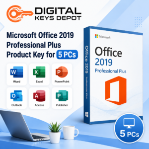 Microsoft Office 2019 Professional Plus Product Key for 5 PCs