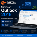Microsoft Outlook 2016 Product Key for 5 Windows PCs