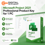 Microsoft Project 2021 Professional Product Key for 1 PC