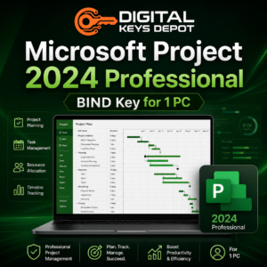 Microsoft Project 2024 Professional BIND Key for 1 PC